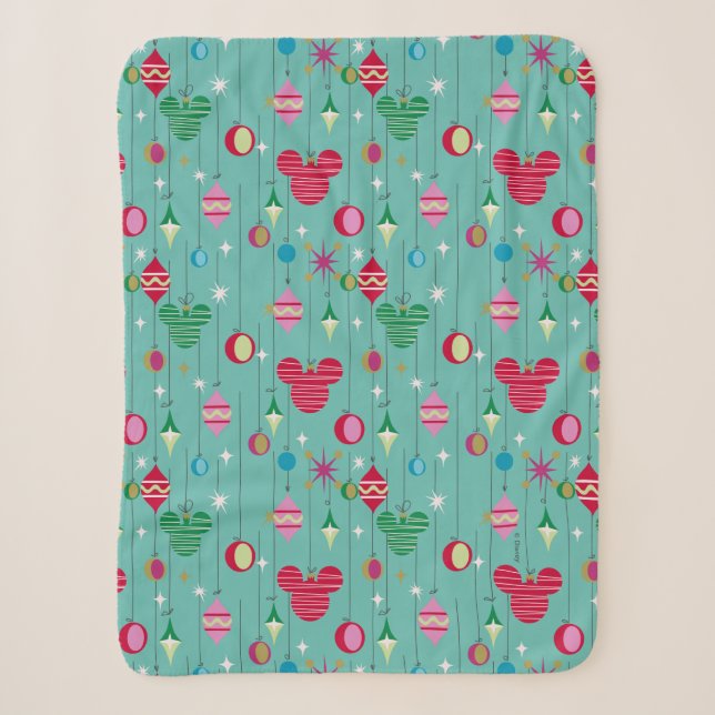 Merry Christmas | Mickey Retro Sherpa Blanket (Front)