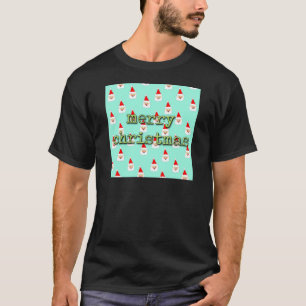 merry christmas mid century modern santa claus T-Shirt