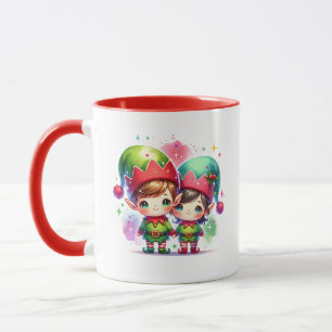 Merry Christmas Mimi Personalized Elves Mug