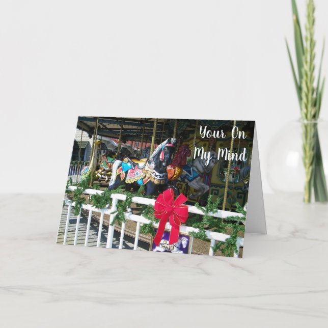 MERRY CHRISTMAS&MISS YOU ALL YEAR LONG HOLIDAY CARD (Front)