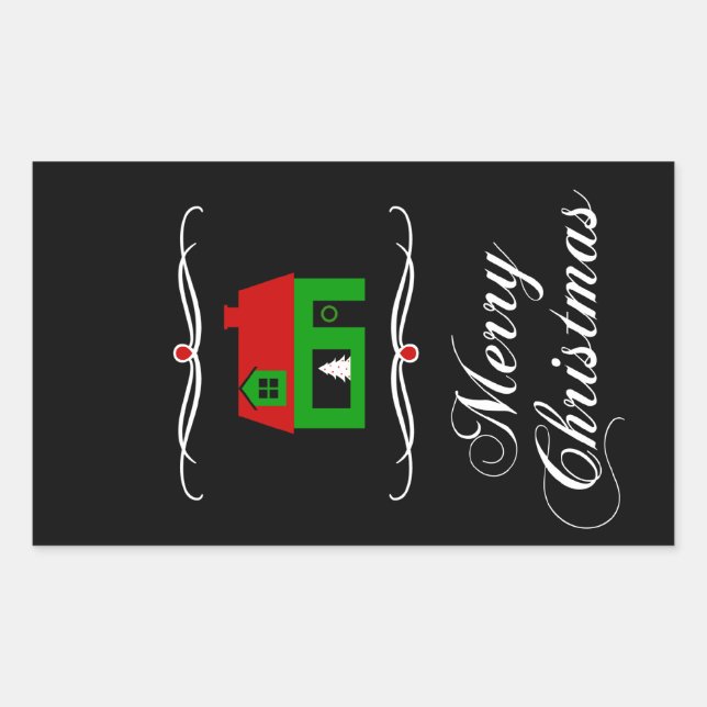 merry christmas (mod home) sticker (Front)