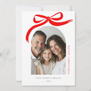 Merry Christmas Modern Arch Holiday Design