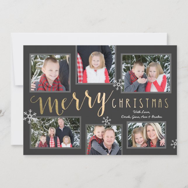 Merry Christmas Moments Holiday Card (Front)