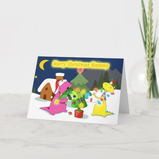 merry christmas mommy holiday card (Front)