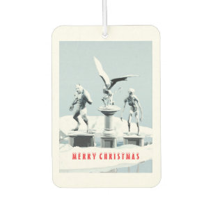 Merry Christmas. Monster ice sculptures Air Freshener
