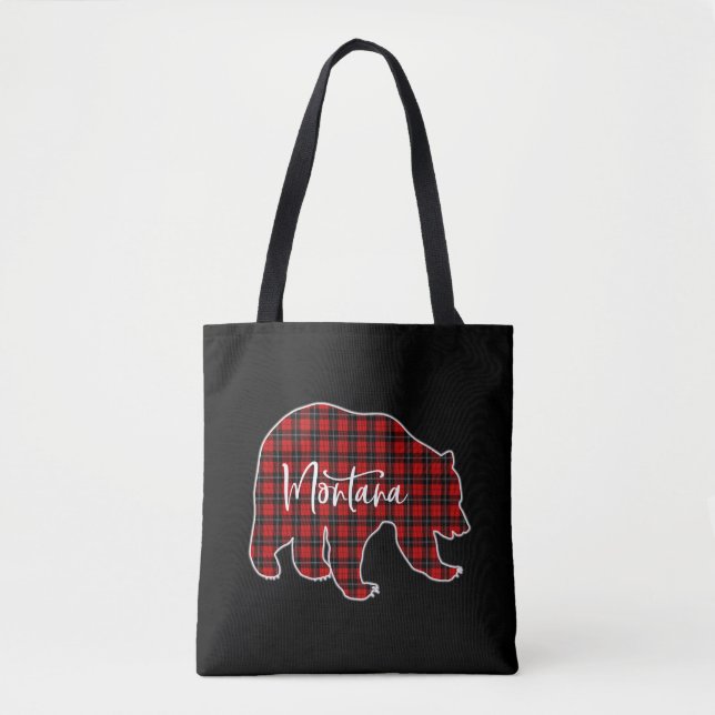 Merry Christmas Montana Style Xmas Tote Bag (Front)