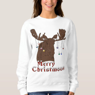 Merry Christmas Moose Sweatshirt