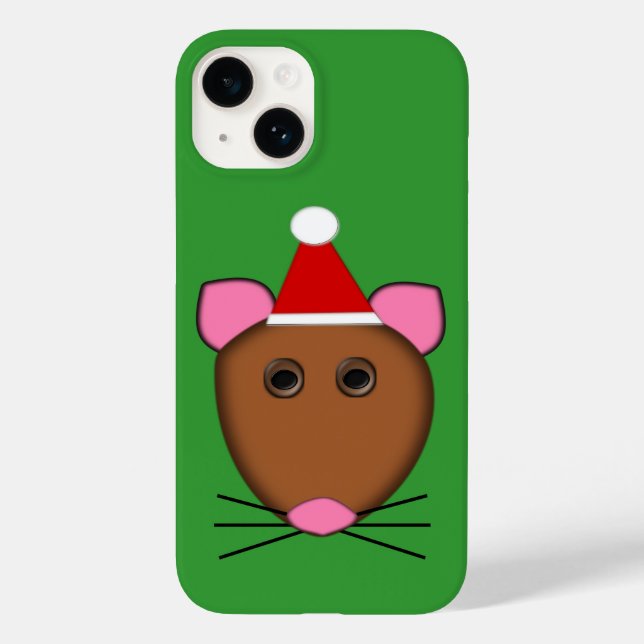 Merry Christmas Mouse Case-Mate iPhone Case (Back)