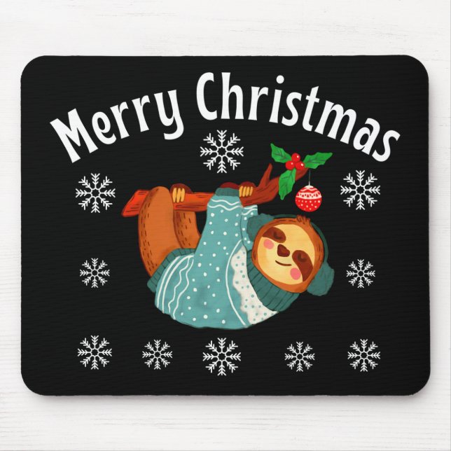 Merry Christmas Mouse Pad (Front)