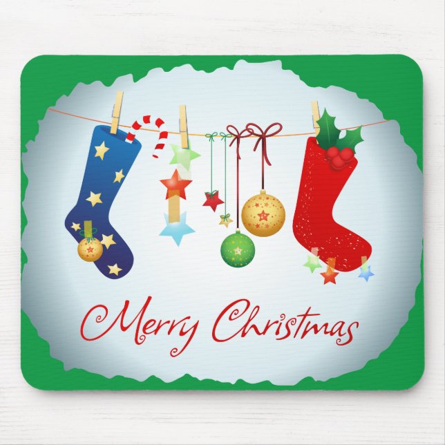 Merry Christmas  Mouse Pad (Front)