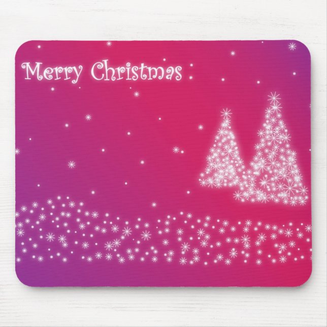 Merry Christmas Mouse Pad (Front)