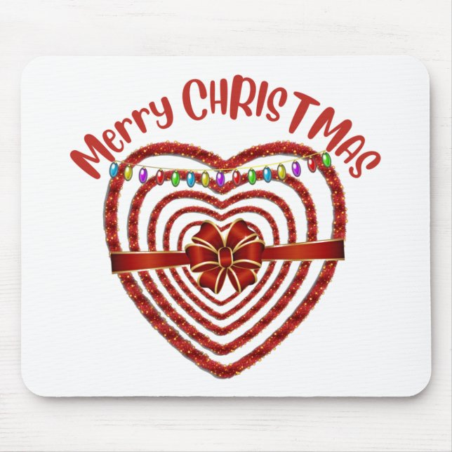 MERRY CHRISTMAS MOUSE PAD (Front)