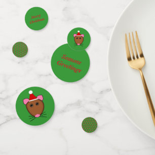 Merry Christmas Mouse Personalized Confetti