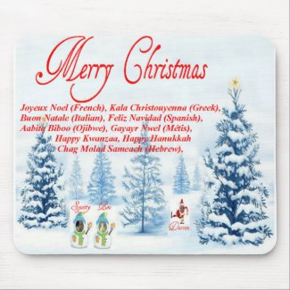 Merry Christmas Mousepad