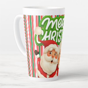 Merry Christmas Mr Mrs Clause  Latte Mug
