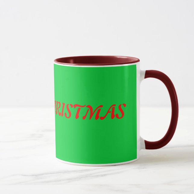 MERRY CHRISTMAS MUG (Right)