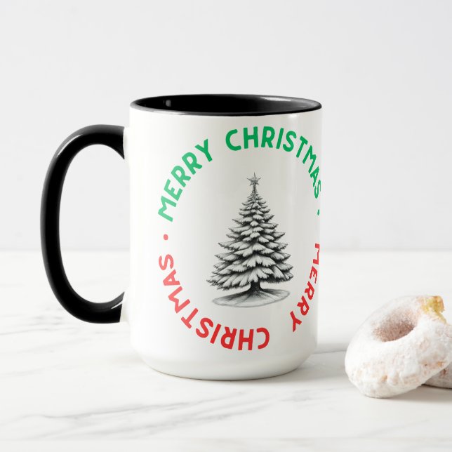 Merry Christmas Mug (With Donut)