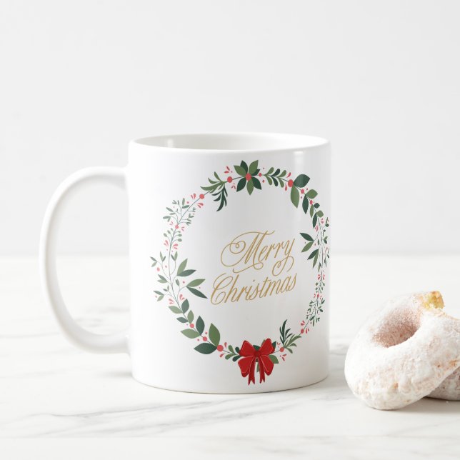 Merry Christmas mug (With Donut)