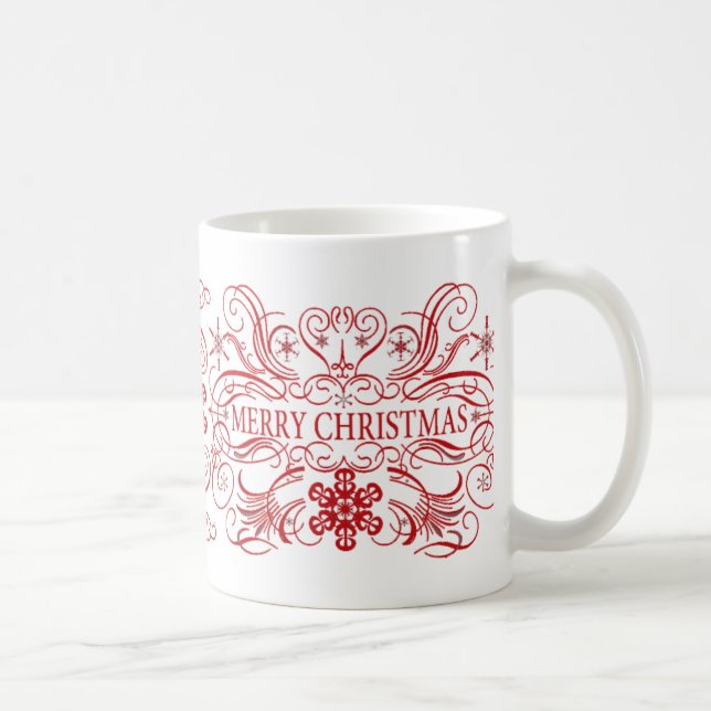 Merry Christmas Mug red (Right)