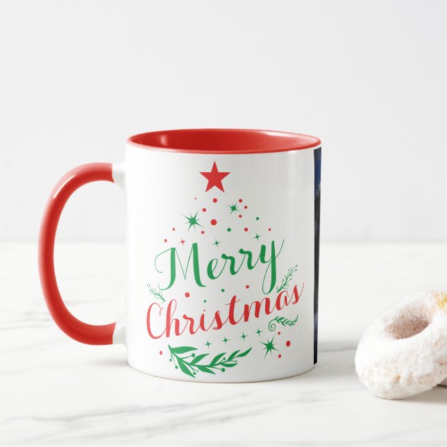 merry Christmas mugs family adorable (With Donut)