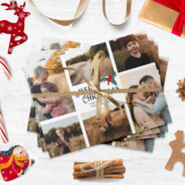 Merry Christmas multiple Photo Holiday Card