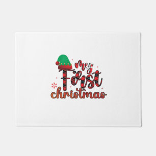 Merry Christmas My First Christmas Doormat
