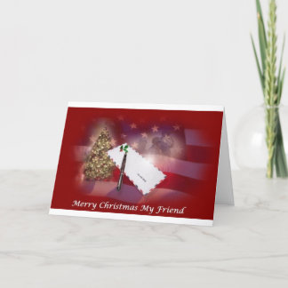 Merry Christmas My Friend Holiday Card