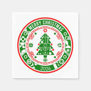 Merry Christmas Napkin