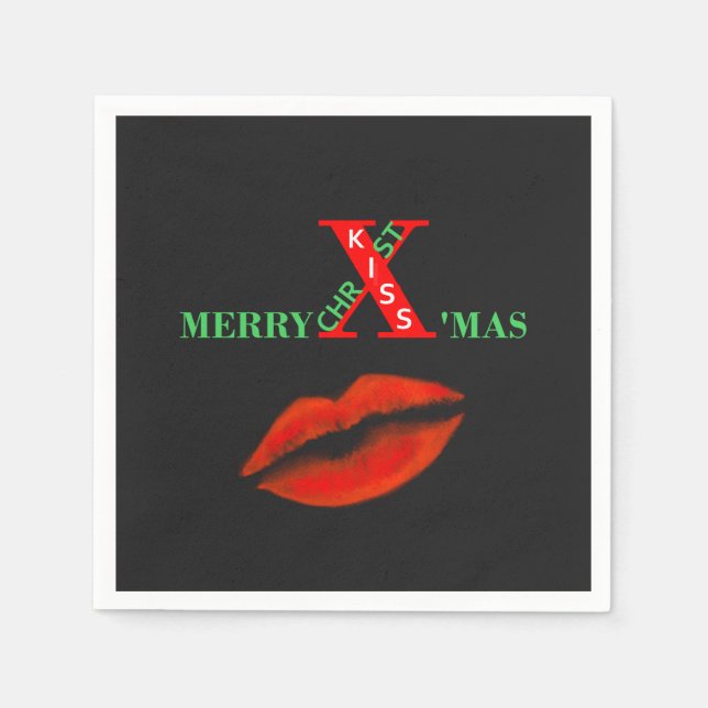 Merry Christmas   Napkin (Front)