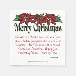 Merry Christmas Napkin