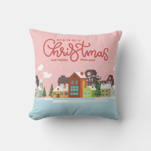 Merry Christmas Napkins   Holiday Party Throw Pillow