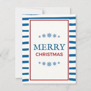 Merry Christmas Nautical Holiday Card