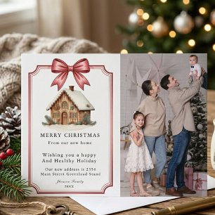 Merry Christmas New Home Christmas Home Holiday Card