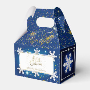 Merry Christmas & New Year! 20XX Gold Luxury Favor Box