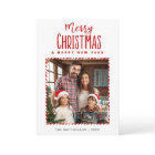 Merry Christmas New Year Candy Cane Photo