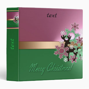 Merry Christmas! , new year , Christmas deer, snow Binder
