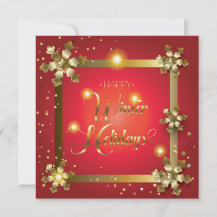 Merry Christmas & New Year! Happy Winter Holiday Card