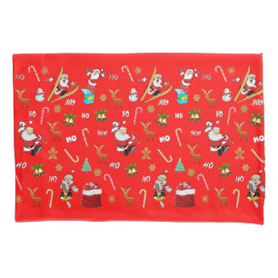 Merry Christmas Nice Naughty 25 December Christmas Pillowcase