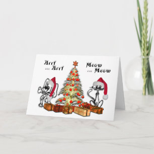 Merry Christmas Night Tree Custom Script Holiday