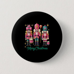 Merry Christmas Nk Nutcracker Fantasy  2 Inch Round Button