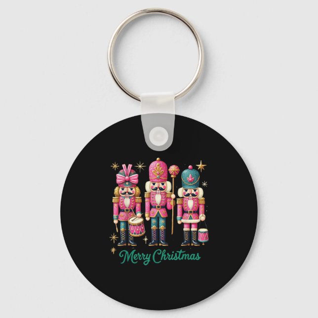 Merry Christmas Nk Nutcracker Fantasy  Keychain (Front)