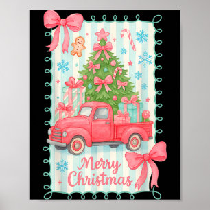Merry Christmas Nk Truck Family Matching Pajamas G Poster