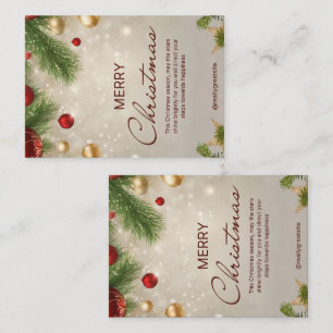 Merry Christmas Note Card