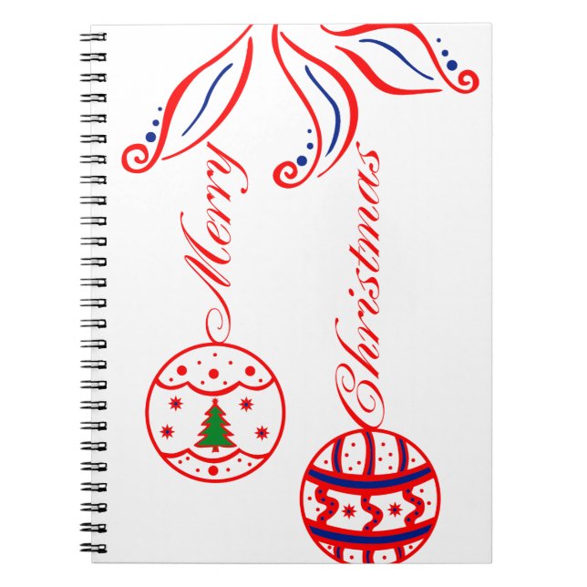 Merry Christmas Notebook (Front)