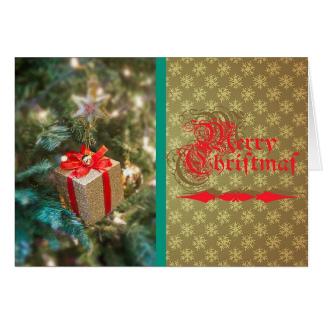 Merry Christmas - Notecard (Front Horizontal)