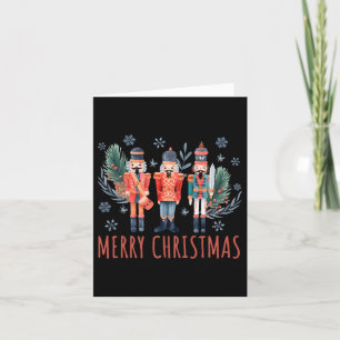 Merry Christmas Nutcracker Ballet Festive Xmas Men Card