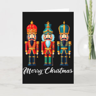 Merry Christmas Nutcracker Ballet Festive Xmas Men Card