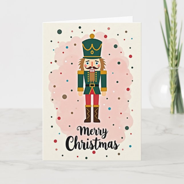 Merry Christmas Nutcracker Card (Front)