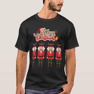 Merry Christmas Nutcracker Festive Holiday Tee
