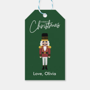 Merry Christmas Nutcracker Gift tag Custom